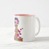 Tasse 2 Couleurs Girly Punk Rocker (Devant droit)