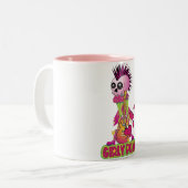 Tasse 2 Couleurs Girly Punk Rocker (Devant gauche)