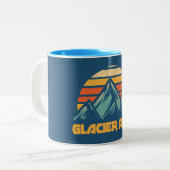 Tasse 2 Couleurs Glacier Peak Rétro Turquoise (Devant gauche)