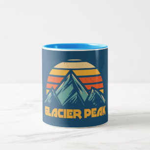 Tasse 2 Couleurs Glacier Peak Rétro Turquoise