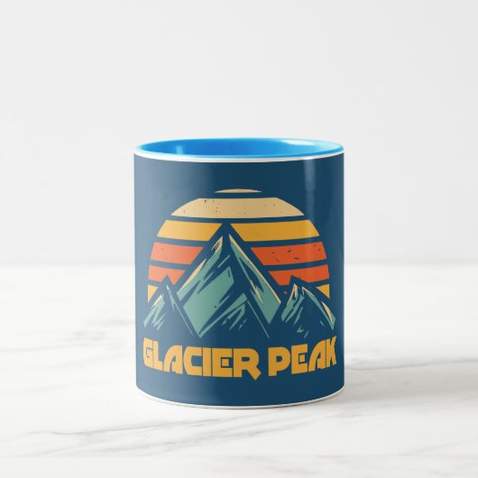 Tasse 2 Couleurs Glacier Peak Rétro Turquoise (Centre)