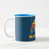 Tasse 2 Couleurs Glacier Peak Rétro Turquoise (Gauche)
