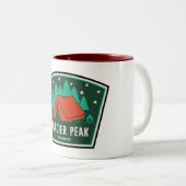 Tasse 2 Couleurs Glacier Peak Wilderness Camping (Devant droit)