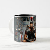 Tasse 2 Couleurs Gladiateur romain (Devant gauche)