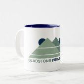 Tasse 2 Couleurs Gladstone Provincial Park Mountain Sun (Devant gauche)