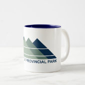 Tasse 2 Couleurs Gladstone Provincial Park Mountain Sun (Devant droit)
