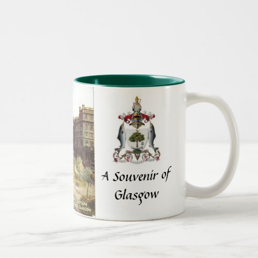 Tasse 2 Couleurs Glasgow Souvenir Muvenir (Droit)