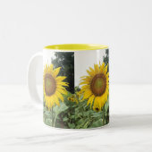 TASSE 2 COULEURS **GLORIOUS SUNFLOWER** (Devant gauche)