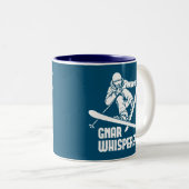 Tasse 2 Couleurs Gnar Whisperer Ski (Devant droit)