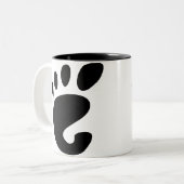 Tasse 2 Couleurs Gnome - Linux - OSS FSF (Devant gauche)