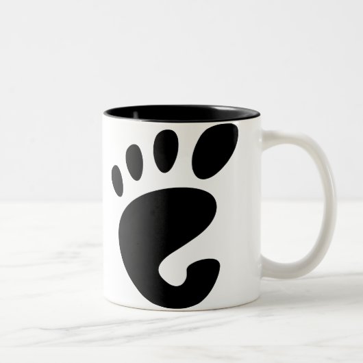 Tasse 2 Couleurs Gnome - Linux - OSS FSF (Droit)