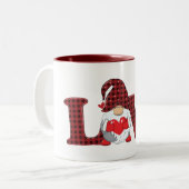 Tasse 2 Couleurs Gnome mignonne/Amour Saint-Valentin (Devant gauche)