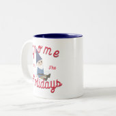 Tasse 2 Couleurs Gnome pour les Holidays (Devant gauche)