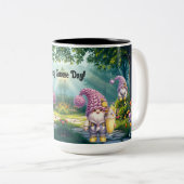 Tasse 2 Couleurs Gnomes adorables (Devant droit)