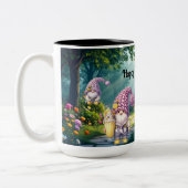 Tasse 2 Couleurs Gnomes adorables (Gauche)