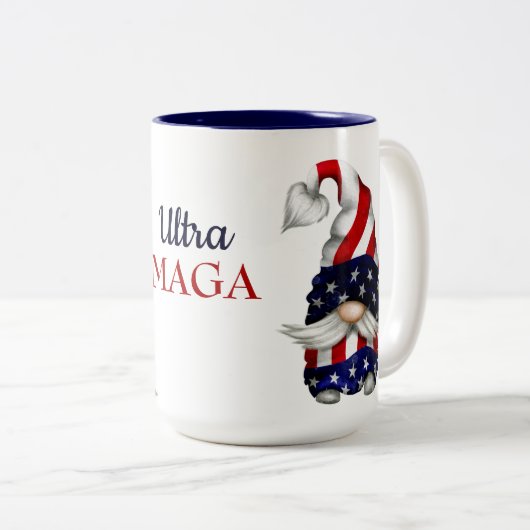 Tasse 2 Couleurs Gnomes Ultra MAGA (Devant droit)