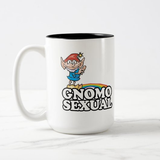 Tasse 2 Couleurs Gnomosexuel (Gauche)