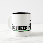 Tasse 2 Couleurs Goalkeeper.Mug de café de football (Devant gauche)