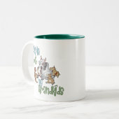 Tasse 2 Couleurs Goat Grand-Enfants - Grand-mère (Devant gauche)