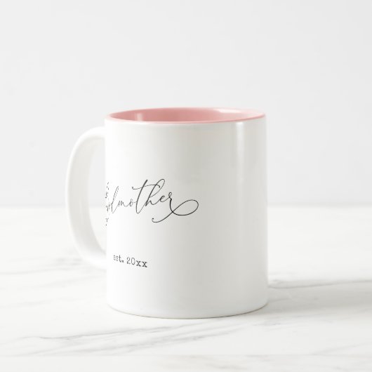 Tasse 2 Couleurs Godmère Date de création (Devant gauche)