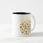 Tasse 2 Couleurs Gold bauble (Devant droit)