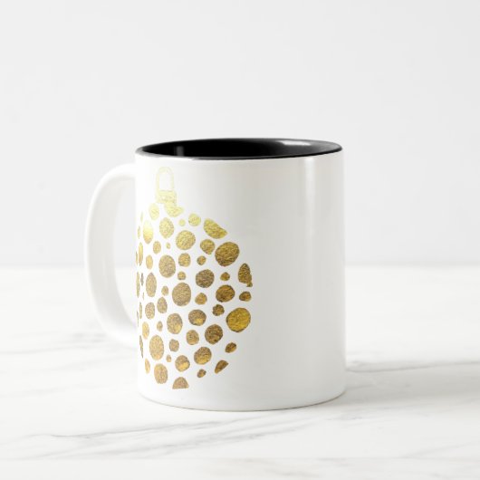 Tasse 2 Couleurs Gold bauble (Devant gauche)