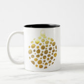 Tasse 2 Couleurs Gold bauble (Gauche)
