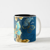 Tasse 2 Couleurs Golden butterflies (Devant droit)