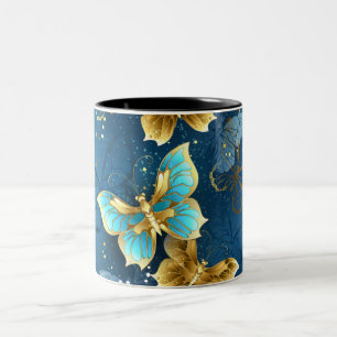 Tasse 2 Couleurs Golden butterflies