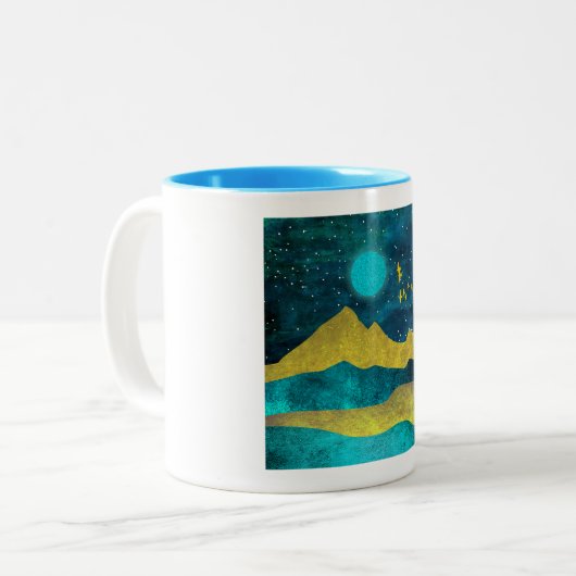 Tasse 2 Couleurs Golden Flock (Devant gauche)