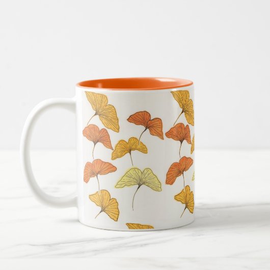 Tasse 2 Couleurs Golden Gingko (Gauche)