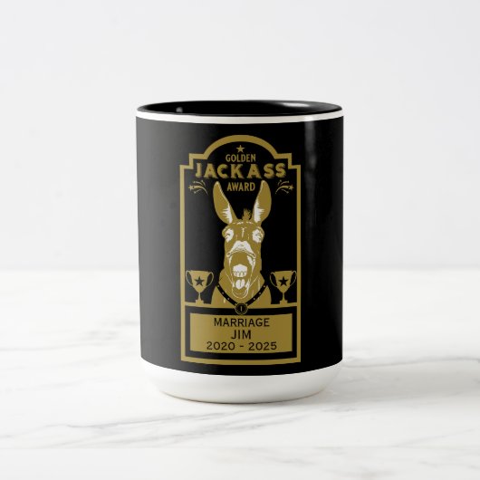 Tasse 2 Couleurs Golden Jackass (Centre)