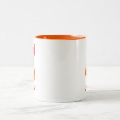 Tasse 2 Couleurs Golden Orange Auto Fall leaf moderne (Centre)