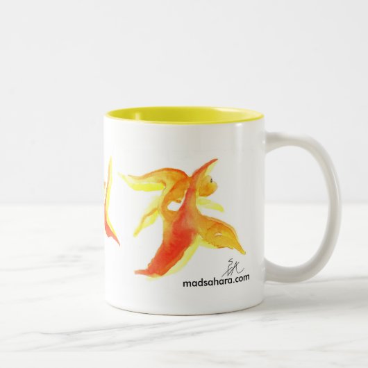 Tasse 2 Couleurs Goldfishies (Droit)