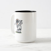 Tasse 2 Couleurs Golf Astronaute (Devant gauche)