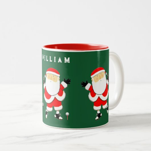 Tasse 2 Couleurs Golf Collector Noël (Devant droit)