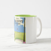 Tasse 2 Couleurs Golf d'Oakmont Pennsylvania (Devant droit)