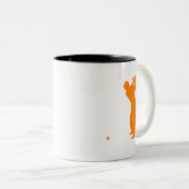 Tasse 2 Couleurs Golf orange (Devant droit)