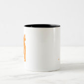 Tasse 2 Couleurs Golf orange (Centre)