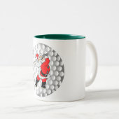 Tasse 2 Couleurs Golf Père Noël (Devant droit)