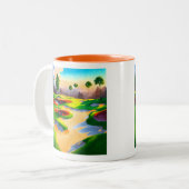 Tasse 2 Couleurs Golf Utopia (Devant gauche)