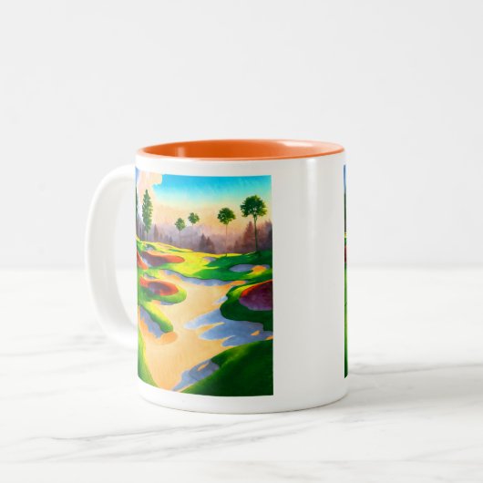 Tasse 2 Couleurs Golf Utopia (Devant gauche)