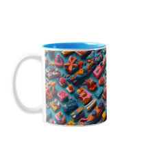 Gommes de forme unique et colorée, motif design