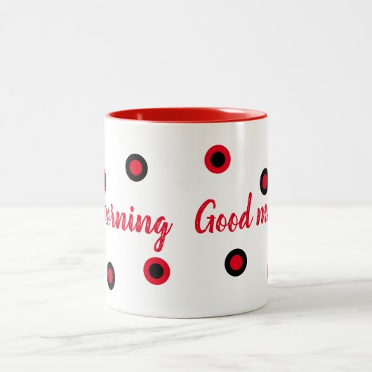 Tasse 2 Couleurs Good morning (Centre)