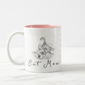 Tasse 2 Couleurs Good Morning Cat Maman