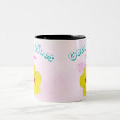 Tasse 2 Couleurs Good Vibes Uniquement L'Art Hibiscus Jaune (Centre)