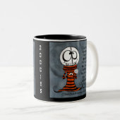 Tasse 2 Couleurs Goody, chef du squelette (Devant droit)
