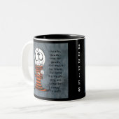 Tasse 2 Couleurs Goody, chef du squelette (Devant gauche)