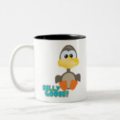 Tasse 2 Couleurs Goofkins mignon oie (Gauche)