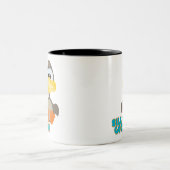 Tasse 2 Couleurs Goofkins mignon oie (Centre)